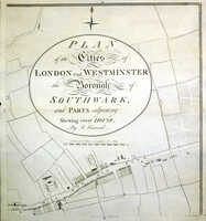 Plan of the Cities of London and Westminster ...