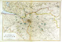 Map Of The Environs Of Glasgow