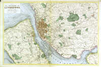 Map Of The Environs Of Liverpool