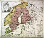 Map Of The Kingdoms Of Sweden And Norway