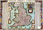 Angliae Totius Tabula Cum Distantii Notioribus In Itinerantium