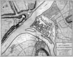 Plan De Coblens Et Du Chateau D'Hermanstein