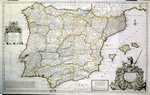 A New And Exact Map Of Spain & Portugal