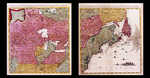 Nouvelle Carte Particuliere De L'Amerique (North section 2 shts)