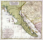 Kaart ... Van Nieuw Mexico En Van California ...
