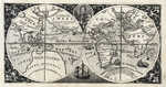 Untitled [Double Hemisphere World Map Set In A Titlepage]