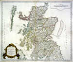 Le Royaume D'Ecosse Divisee En Shires Ou Comtes ...