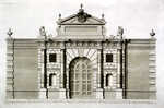 The Great Gate At Burlington House In Pickadilly ...