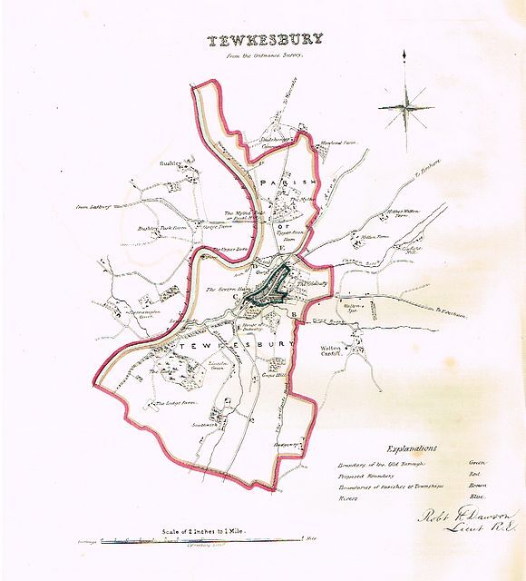 Jonathan Potter Map Tewkesbury