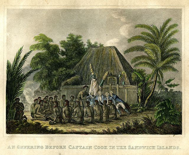 Jonathan Potter Map An Offering Before Captain Cook In The Sandwich