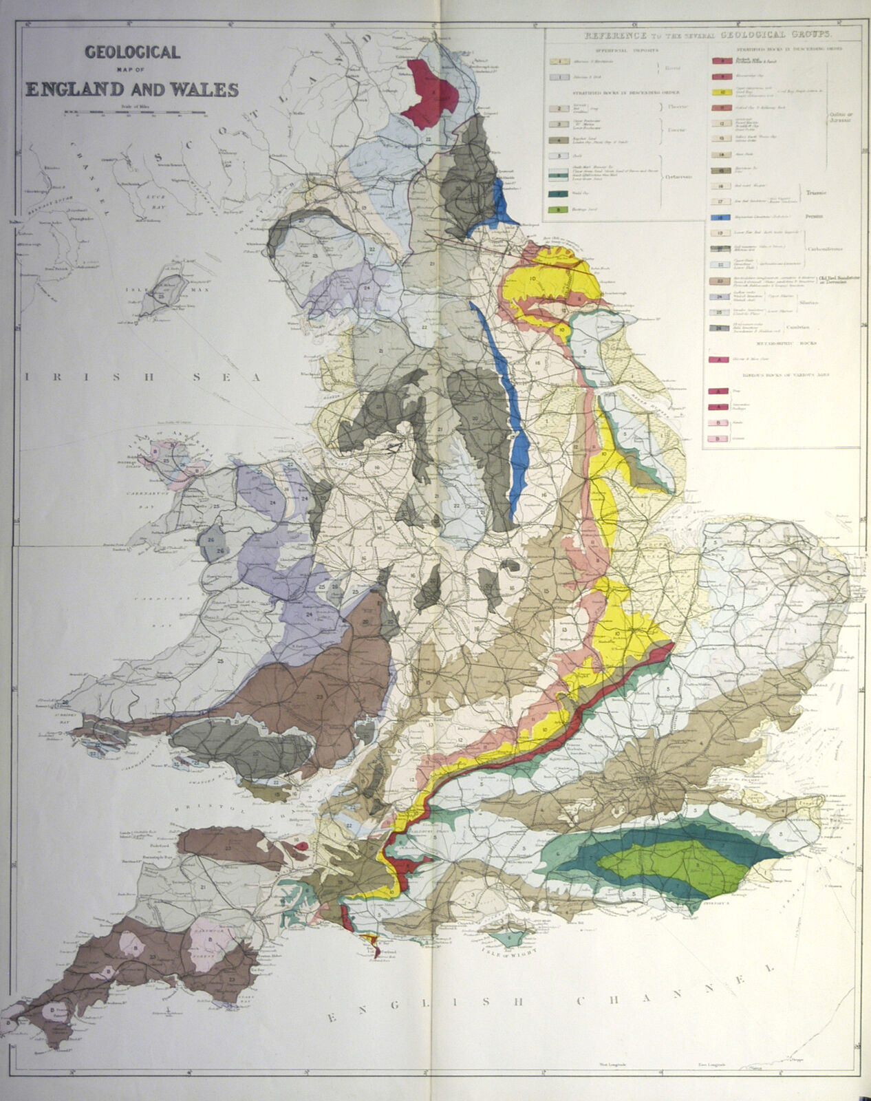 Jonathan Potter: Map : Geological Map Of England And Wales