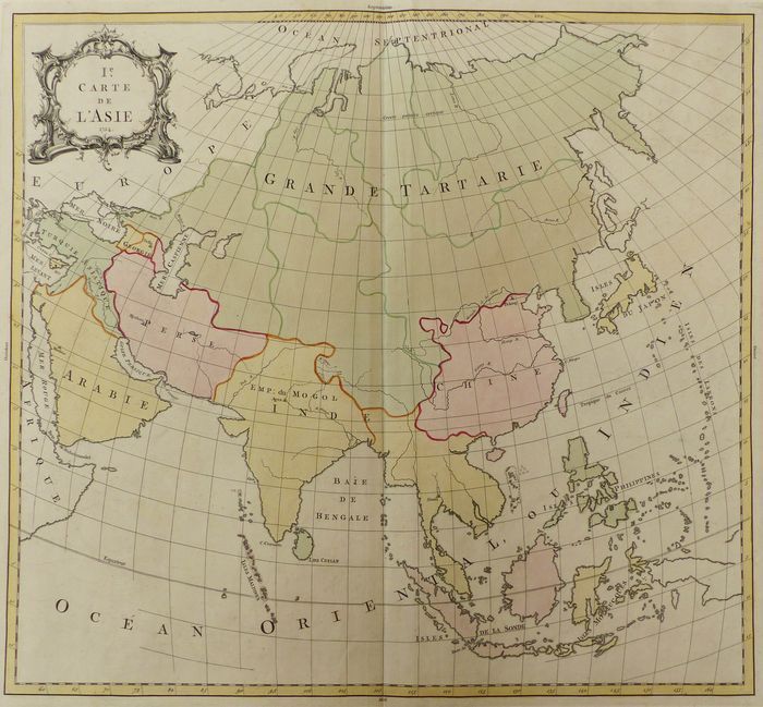 Jonathan Potter: Map : Carte De L’Asie