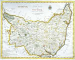 A New Map Of Suffolk From The Latest Authorities
